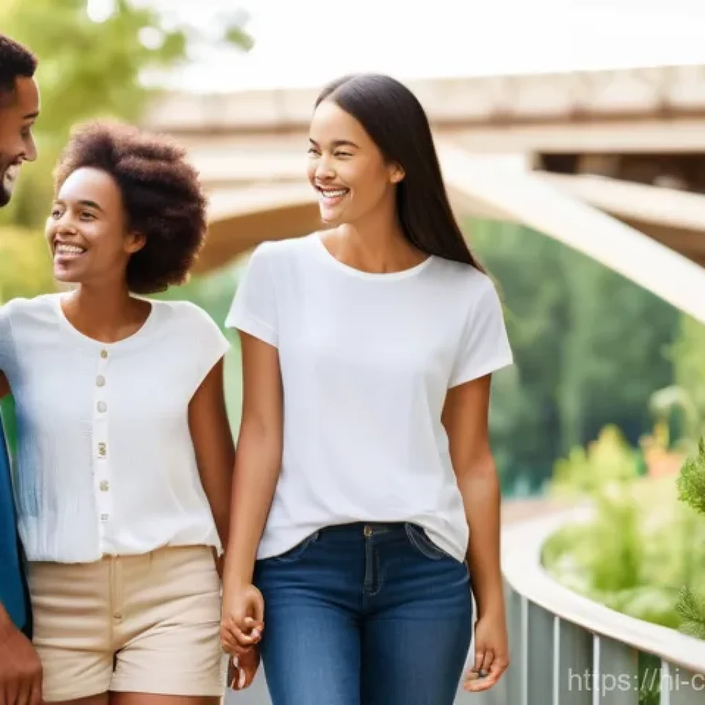 브랜드와 감정적 연관성 - **Prompt 1: A Bridge of Trust and Emotional Connection**
    "A diverse group of smiling people, inc...