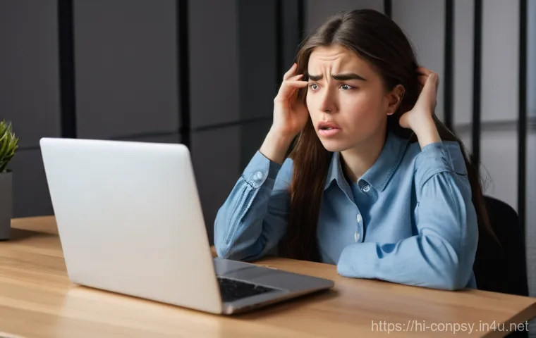 소비자 불만족과 감정 경제학 - **Prompt 1: The Frustrated Customer Experience**
    A young adult woman, visibly annoyed and exaspe...